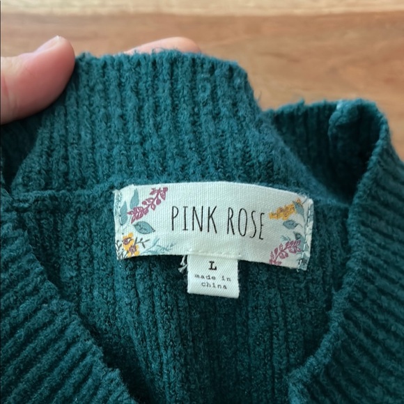 Emerald Ribbed Knit Sweater - Picture 3 of 3